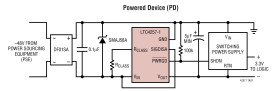 IEEE 802.3af PD Power over Ethernet Interface Controller with Dual Current Limit