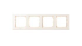 Sonata Ramka Poczwórna Ecru R-4R/27
