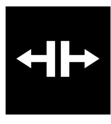 Wkładka przycisku 22mm Luzowanie płaska czarna symbol /LUZOWANIE/ 54TQ25 093013