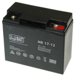 Akumulator 12V-18Ah MegaBat VRLA żelowy (181/77/167mm) MB18-12