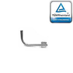 Uchwyt balkonowy z płytką lewą Antenowy UBEL-38/400-H