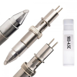 Grot 903-4.5C ścięty srebrny do stacji lutowniczej Yihua 939D+ IV (300W)