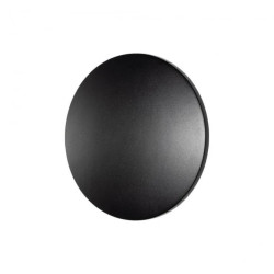 Okrągły kinkiet czarny zewnętrzny ARIA LED 9W Ø18cm IP54 na taras 11565 Nowodvorski