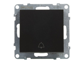 SUNO Wyłącznik zwierny przycisk "dzownek" zaciski automatyczne czarny 721413 LEGRAND