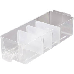 Raaco 814560 Drawer Cabinet Dividers 51x2x31mm 60 Pieces Separator Walls