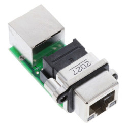 Amphenol MRJ-5780-M1 MOD Coupler Female Unshrouded 8P8C To 8P8C