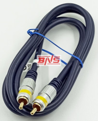 Przyłącze kablowe - coaxial RCA (wtyk-wtyk); długość 10m