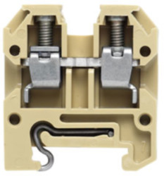 Through terminal block, screw connection, 0.5-4.0 mm², 2 pole, 32 A, 6 kV, blue, 0294380000