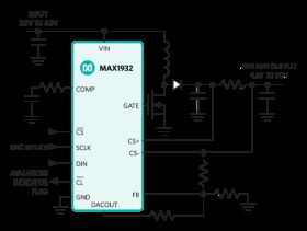 MAX1932 Digitally Controlled, 0.5% Accurate, Safest APD Bias Supply