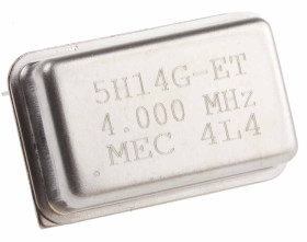 Oscylator 4MHz 20.2 x 10.7 x 5.08mm Otwór przezierny MERCURY ±50PPM Zegar PDIP