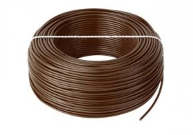 PRZEWOD LGY 1*0.5MM BRAZOWY