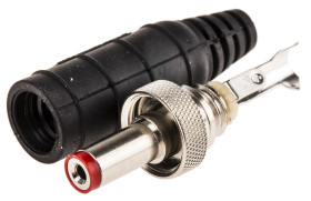 Wtyk zasilania DC Wtyk DC średnica zew: 5.5mm Montaż na kablu średnica wew: 2.1mm