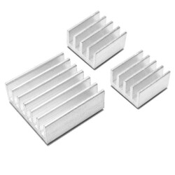 Radiatory do Raspberry Pi - komplet samoprzylepnych radiatorów 3-szt.