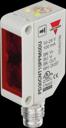 PD30CNT15PPM5DU PD30 through-beam sensor, receiver, rectangular, teach-in, 15 m