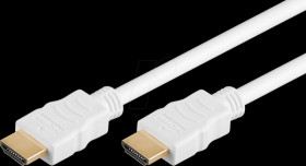 61025 High-speed HDMI™ cable with Ethernet, 15 m, white