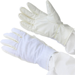 Antistat 602-0150 ESD glove Conductive Fibre PalmFit Grey Lightweight Breathable