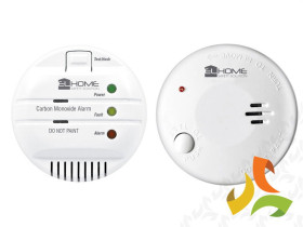 ZESTAW MINI Czujnik czadu i dymu bateryjne CSD-01N9 N91A401 EL HOME