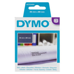 Etykiety do drukarek adresowe duże 89x36mm białe S0722400 /2x260szt./