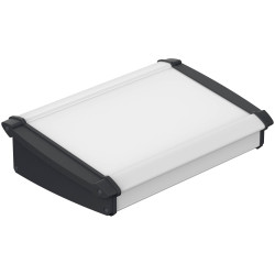 BOPLA 92865250.MT6 Alu-Topline Desk Casing Aluminium 250x181x68 mm