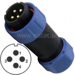 Złącze przemysłowe SP1310/P4-6 WT kabel ( 4P 4A )