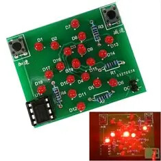 3szt. DIY zestaw szkoleniowy na kołowrotek elektroniczny DC 5V z regulacją prędkości, przeznaczony do kursów projektowania mikro