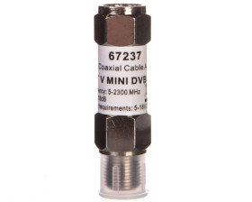 Mini wzmacniacz sygnału DVB-T/SAT 18dB /na kabel koncentryczny/ F - F 67237