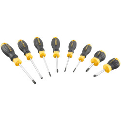 Stanley STHT16167-0 CUSHION GRIP&#x2122; Screwdriver Set, 8 Piece