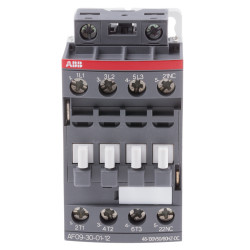 Stycznik 110 V DC ABB styki: 3 4 kW 7 A 3NO Montaż na szynie DIN Śruba 1SBL137001R1201 AF09-30-01-12