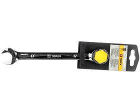 Klucz płasko-oczkowy z grzechotką 17 x 225 mm 35D745