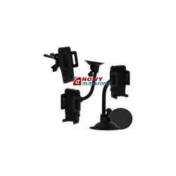 Uchwyt uniw. US-07 samochodowy 50-90mm długie ram.GSM/PDA/GPS/