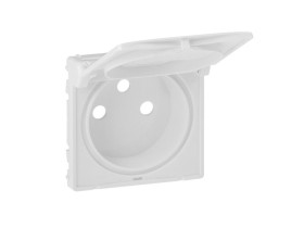 VALENA LIFE Plakietka gniazda z uziemieniem ip21 biała 754860 LEGRAND