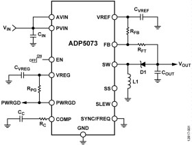 1.2 A, DC-to-DC Inverting Regulator