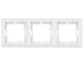 OPAL Ramka potrójna biała Ra-3Op
