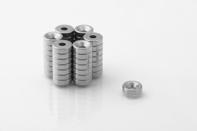 10x3/3.5 mm Annular N38 Neodymium Magnet - for Flat Screw