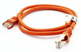Patchcord RJ45 ekranowany SSTP 6A, długość 1m