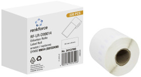 Renkforce Rolka etykiet zamiennik Zamiennik DYMO DYMO 99014 101 x 54 mm Papier biały 220 szt. Trwały Etykiety wysyłkowe
