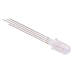 RGB 5mm Clear Lens LED Common Anode 25°