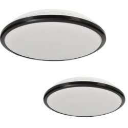 Plafon TERMA BLACK 28W LED IP44 Ø360 mm ML6404 Milagro