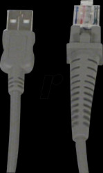 90A051902 Barcode scanner, cable, USB, straight, 1.8 m