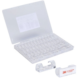 TruComponents 41228 Cable mount Self-adhesive &#xD8;5-9mm Clear 50pcs