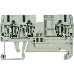 Wieland 56.704.5155.0 fasis Duo Feed-through DIN Block WKFN 4 D2/2/35 32A Grey