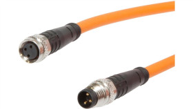Vk03rf74, Kabel Połączeniowy, 0,3 M, Żeński M8 (Gniazdo) 3-Pinowy Prosty,...