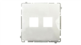 Simon Basic Pokrywa Gniazda Teleinformatycznego Podwójnego 2X Rj Keystone...