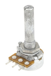 Potencjometr węglowy 50kΩ typ Obrotowy Alps Alpine średnica wału 6 mm 0.1W Montaż panelowy, przewlekany