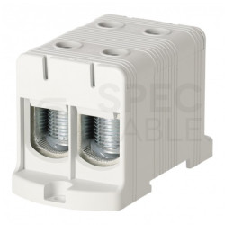 Złączka szynowa 2-torowa Al/Cu 35-150mm2 na TH35 szary FJ-E150/2 HEDO