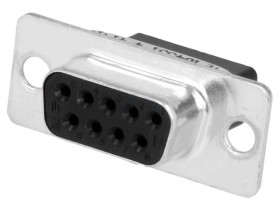 D-Sub 9-pin żeńskie na przewód Wersja bez styków A 16,3mm 164531-4