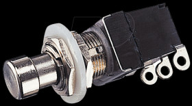 Push switch, 2A - 250 VAC, 1 x Um