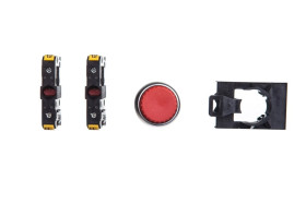 Przycisk bezpieczeństwa 22mm 1Z 1R IP65 przez obrót ST22-WR-11.