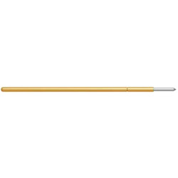 Micro contact pin, tip, Ø 0.21 mm, travel  1.5 mm, pitch 0.65 mm, TK0004MC.B.0,21.S.40.R