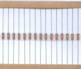 REZYSTOR 0,25W (1/4W) 3,3 ohm (50 SZTUK)